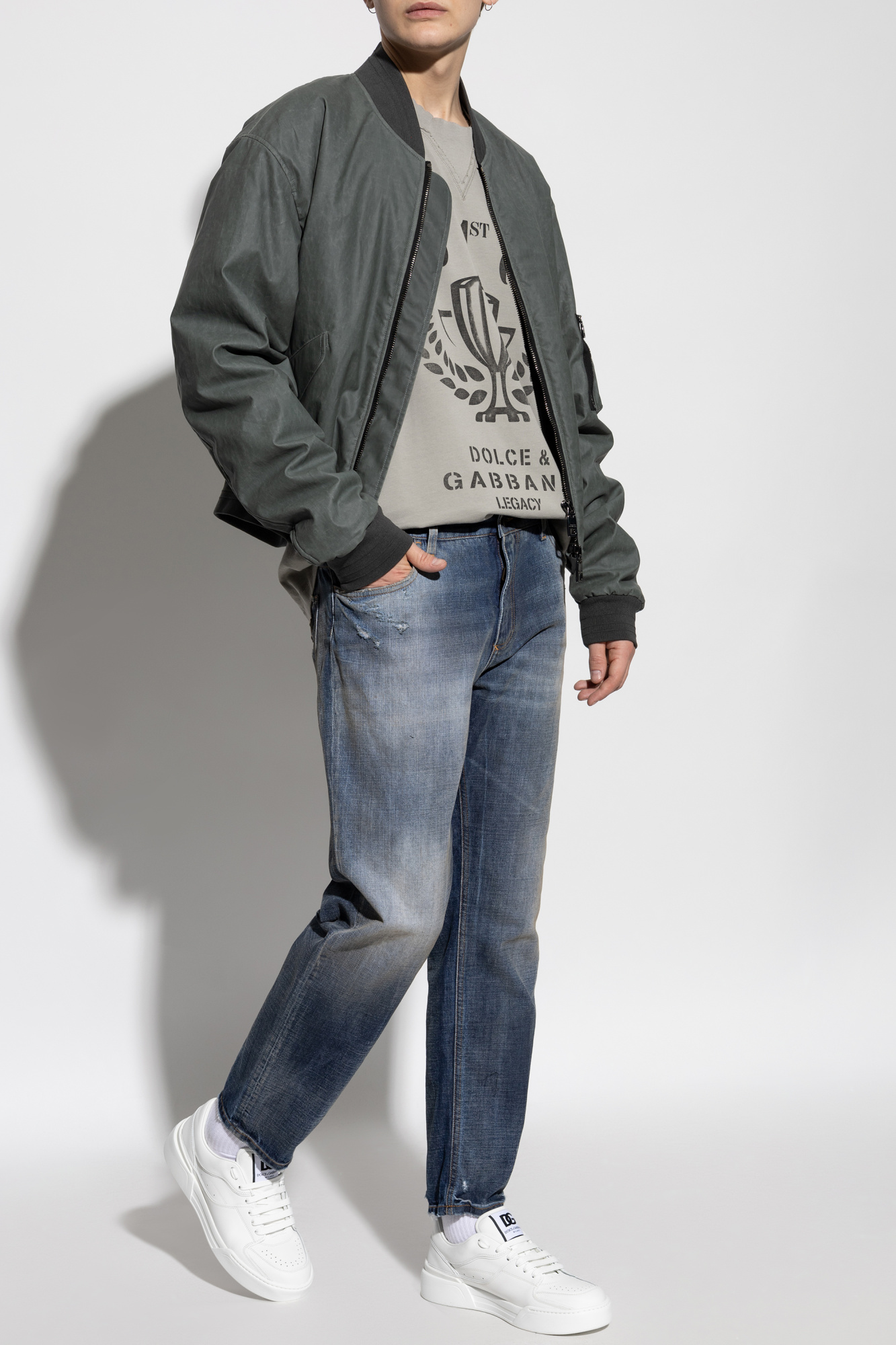 Blue Jeans with logo Dolce & Gabbana - Vitkac AS